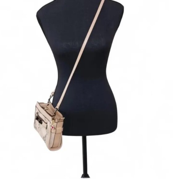 Coach Swagger Patchwork Crossbody – Beechwood Leather, Suede & Snake Embossed - Picture 2 of 9